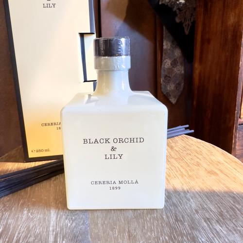 Diffusore da 250 ml - Black Orchid and Lily - Linea Boutique - Cereria Molla' 1899   